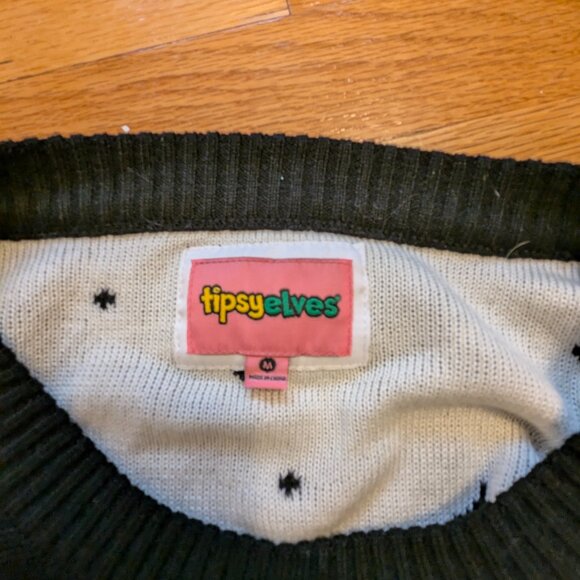 Tipsy Elves Santa Unicorn Christmas Sweater - Picture 2 of 2